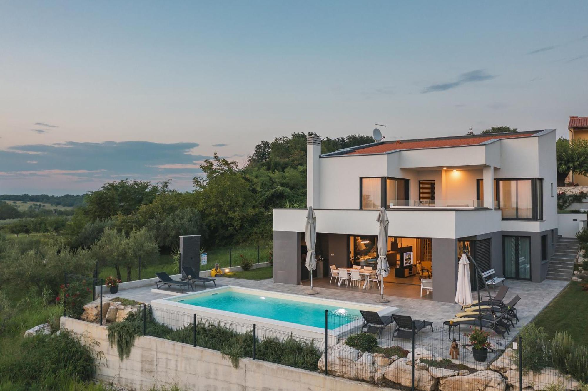 Villa Boiky - Private Pool And Amazing Sea View, Istria Materada 외부 사진