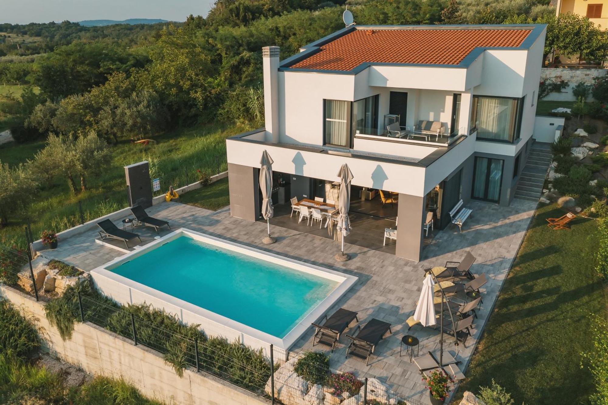 Villa Boiky - Private Pool And Amazing Sea View, Istria Materada 외부 사진